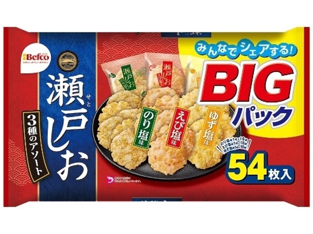 Kuriyama Rice Crackers Big Pack Seto Salt Assortment 54 pieces [This Month's Special Offer] Special Order Item [Purchase 6]