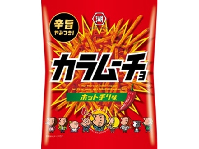 Koikeya Karamuucho Sticks, Hot Chili Flavor, 90g (Special Order Item) [Purchase 12]