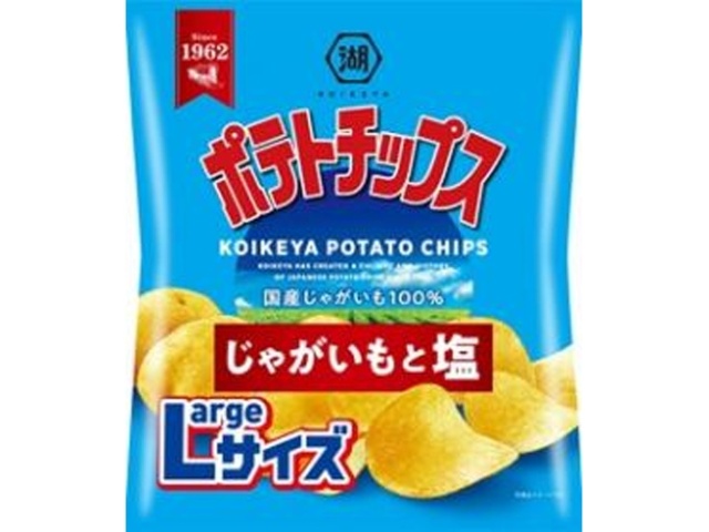 Koikeya Large Potatoes with Salt, 112g (Special Order Item) [Purchase 12]