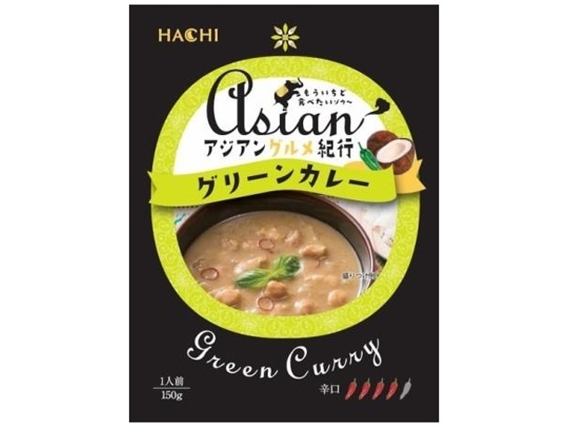 Hachi Foods Asian Gourmet Journey Green Curry 150g (Special Order Item) [Purchase 20]