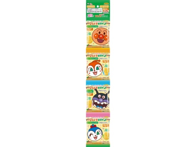 Fujiya Anpanman Bite-sized Biscuits (4 pieces, 80g each)  [Purchase 10] [Limited Quantity] ％
