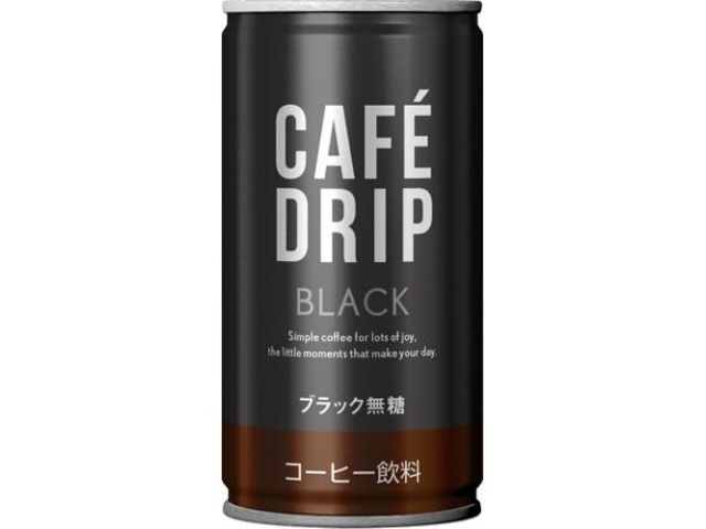 Tominaga Cafe Drip Black Coffee Can, 185g (Purchase of 30)