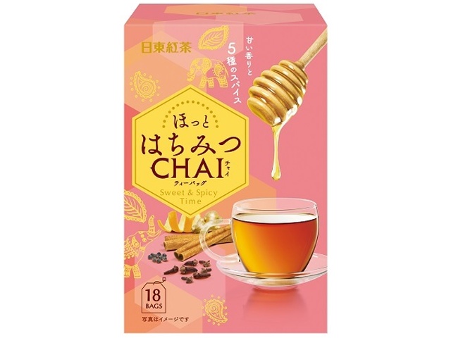 Nitto Tea Honey Chai Tea Bags, 18 bags (Special Order Item) [Purchase Quantity: 48]