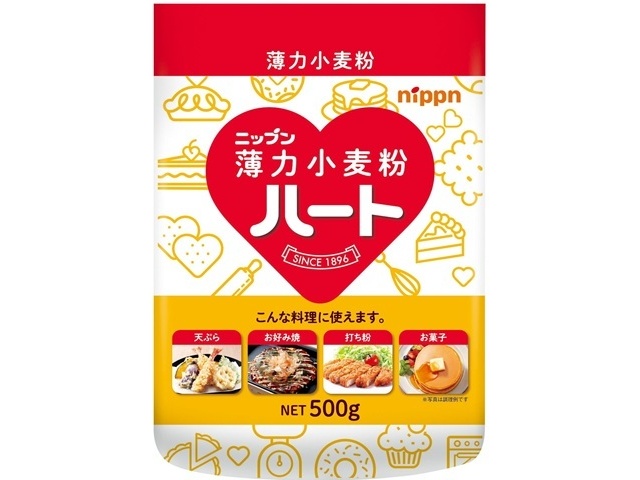 Nippon Heart Cake Flour, 500g (Special Order Item) [Purchase 18]