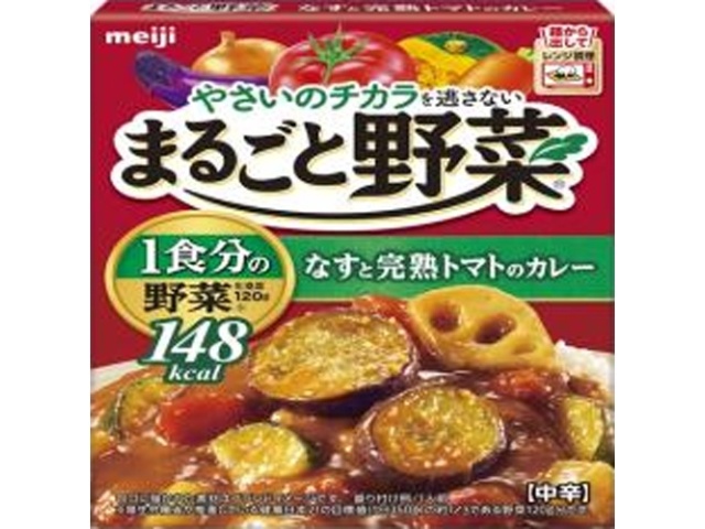 Meiji Whole Vegetable Eggplant and Ripe Tomato Curry 180g (Special Order Item) [Purchase Quantity: 60]