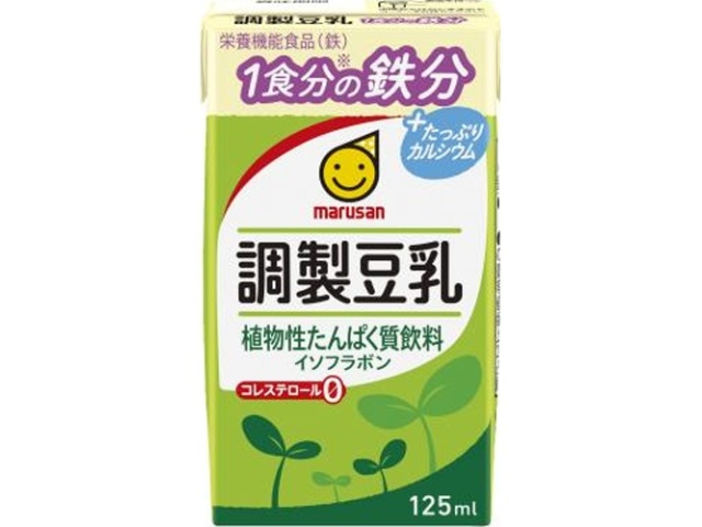 Marusan Soy Milk Iron Supplement, 125ml (1 serving) [Backordered] [Purchase Quantity: 24]