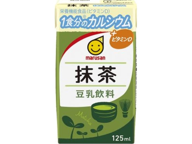 Marusan Soy Milk Matcha Drink, 125mg of Calcium per Serving (Special Order Item) [Purchase Quantity: 24]