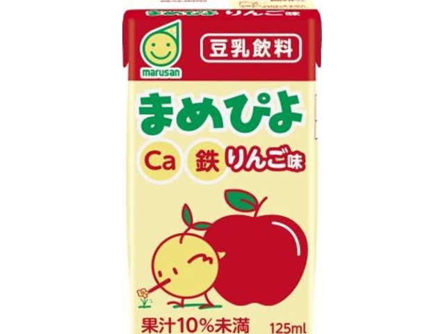 Marusan Mamepiyo Apple Flavored Paper 125ml (Special Order Item) [Purchase Quantity: 24]