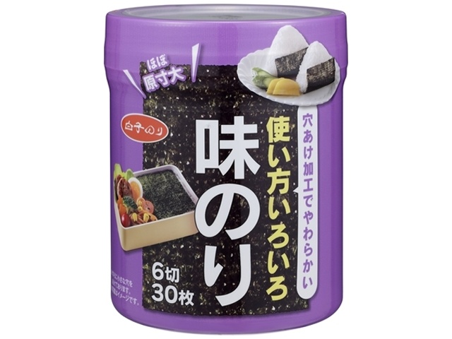 Tabletop Shirako Nori (Seaweed Roe) - Various Flavors, 30 Sheets (6-Cut), Special Order Item (Purchase Quantity: 12)
