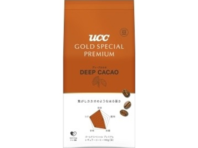 UCC GSPP Roasted Deep Cacao Beans, 140g (Special Order Item) [Purchase 12]