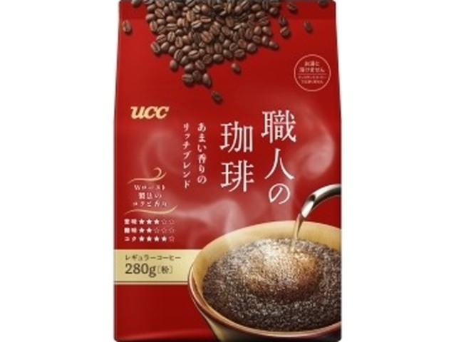 UCC Artisan Coffee, Sweet and Rich, 280g (Special Order Item) [Purchase 12]