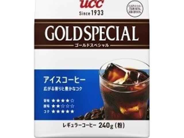 UCC Gold Special Iced Coffee 240g (Special Order Item) [Purchase 12]