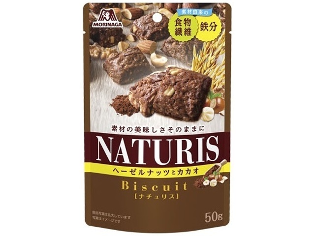 Morinaga Naturis Hazelnut and Cacao 50g (Special Order Item) [Purchase Quantity: 64]