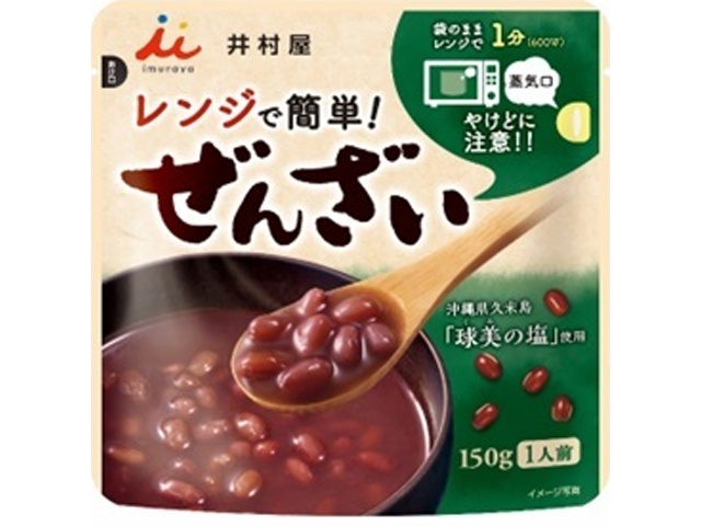 Imuraya Easy Microwave Zenzai 150g (Special Order Item) [Purchase Quantity: 30]