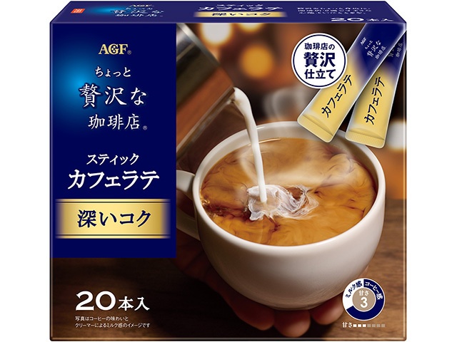 AGF Luxurious Coffee Shop, Rich Flavor, 20 sticks (Special Order Item) [Purchase 6]