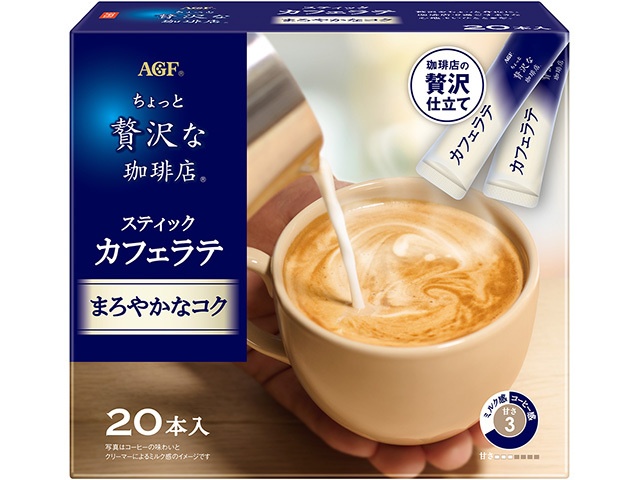 AGF Luxurious Coffee Shop, Mellow and Rich, 20 Bottles (Special Order Item) [Purchase 6 Bottles]