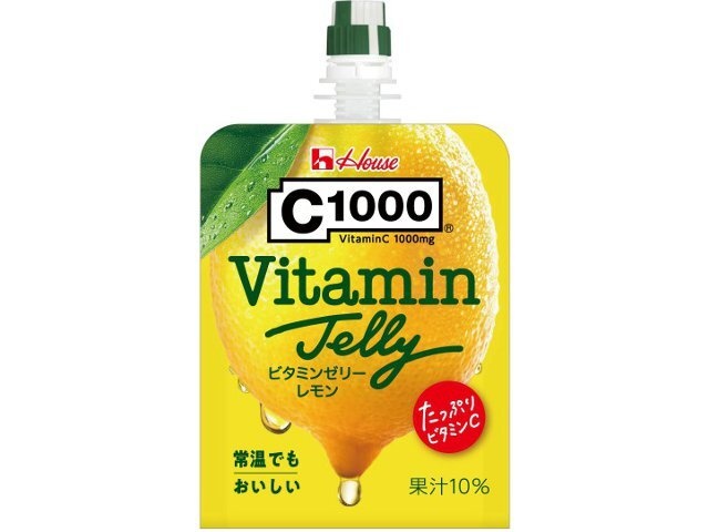 House Wellness Foods C1000 Vitamin Lemon Jelly 180g (Pack of 6)