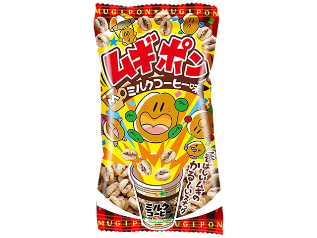 Yaokin Mugipon Milk Coffee Flavor, 11g (Pack of 24)