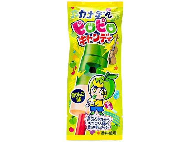 Yaokin Kanadel Piropiro Candy, Green Apple Flavor (Purchase 24 pieces)