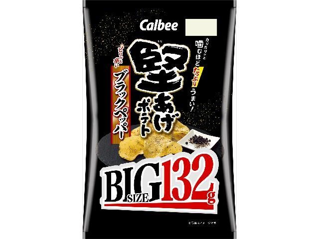 Calbee Kataage P Black Pepper Big 132g (Special Order Item) [Purchase 12]