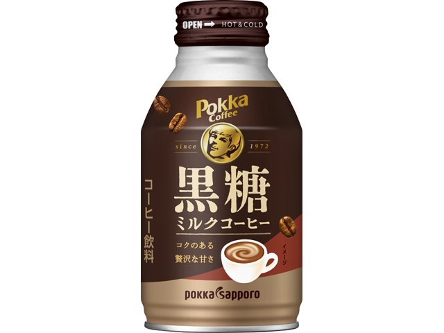 Pokka Sapporo Food Brown Sugar Milk Coffee, Can B, 260g [This Month's Special Drink]  [Purchase Quantity: 24]