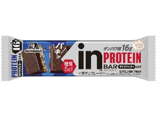 Morinaga In Bar Protein <Crunchy Bitter> 1 bar ＠ [Purchase quantity: 12]