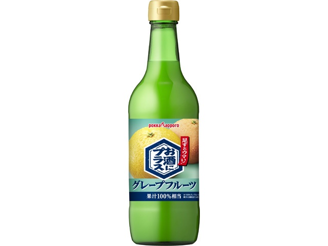 Pokka Sapporo Food Sake Plus Grapefruit 540ml Bottle (Special Order Item) [Purchase 12]