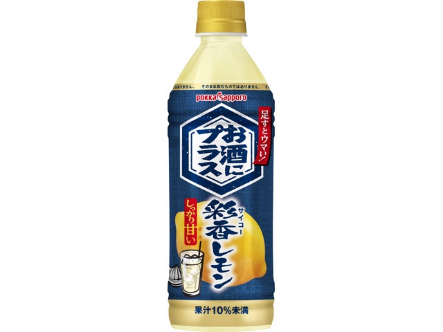 Pokka Sapporo Foods Plus Saika Lemon for Sake, 500ml PET Bottle (Special Order Item) [Purchase 12]