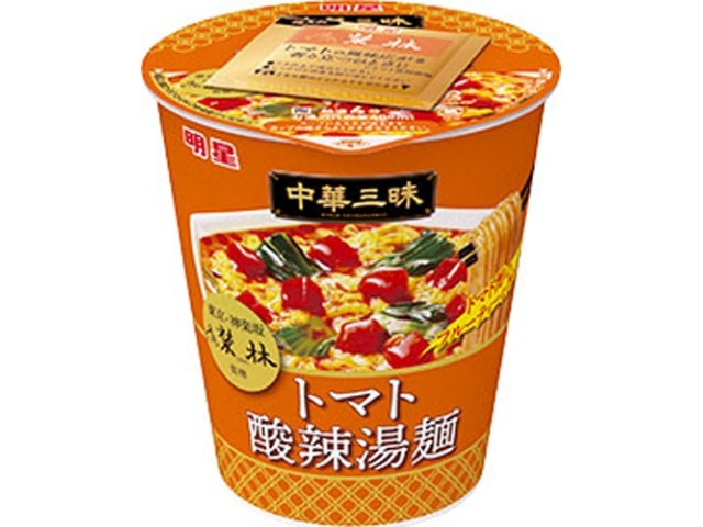 Myojo Chuka Sanmai Vertical Large Eirin Tomato Hot and Sour Soup Noodles (Special Order Item) [Purchase 12]