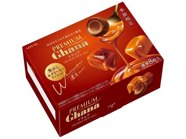 Lotte Premium Ghana Truffle Caramel Maria (8 pieces)