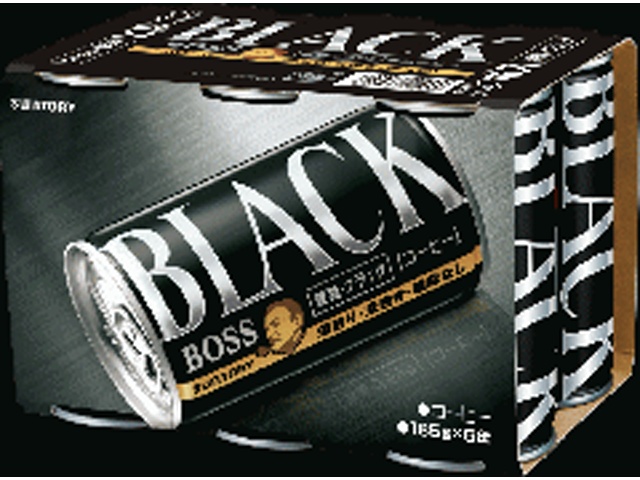 Boss Unsweetened Black Coffee (6-Can Pack) - Special Order Item (Purchase 5)