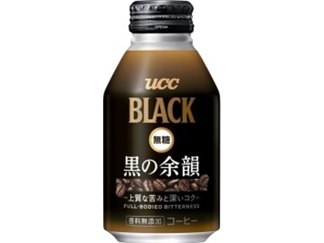 UCC Unsweetened Black Coffee, Black Aftertaste, B Can, 275g (Purchase Quantity: 24)