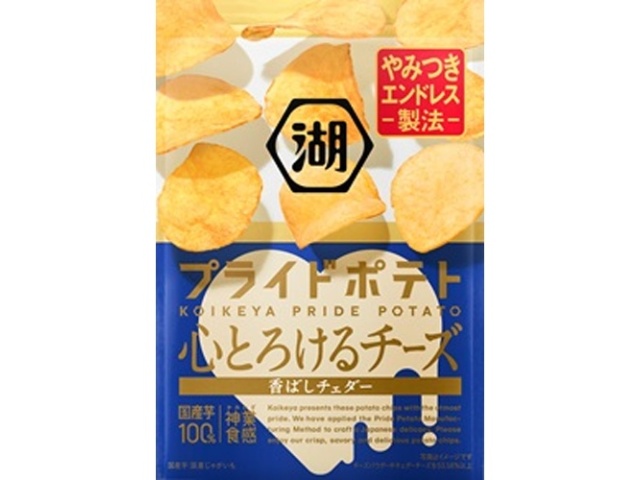 Koikeya Pride Potatoes with Melty Cheese, 50g (Pack of 12)