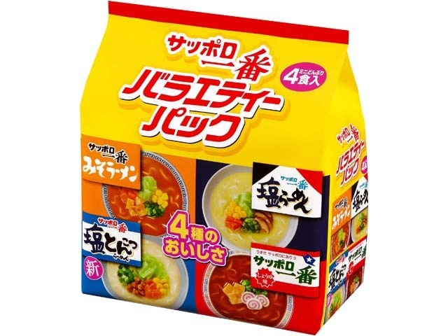 Sapporo Ichiban Mini Bowl Variety (4 servings) [Purchase 6]