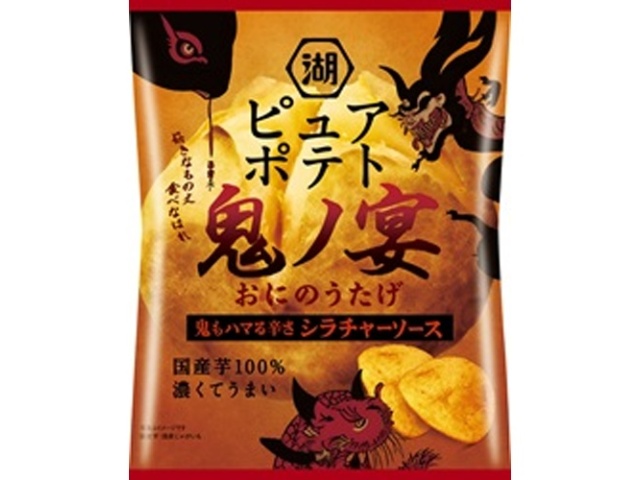 Koikeya Pure Potato Oni no Utage Sriracha Sauce 52g (Special Order Item) [Purchase 12]