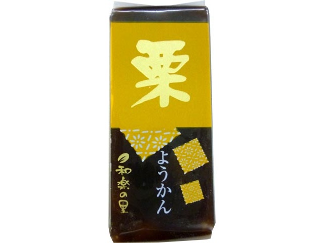 Yoneya Waraku no Sato Mini Yokan Chestnuts, 58g (Purchase 10)
