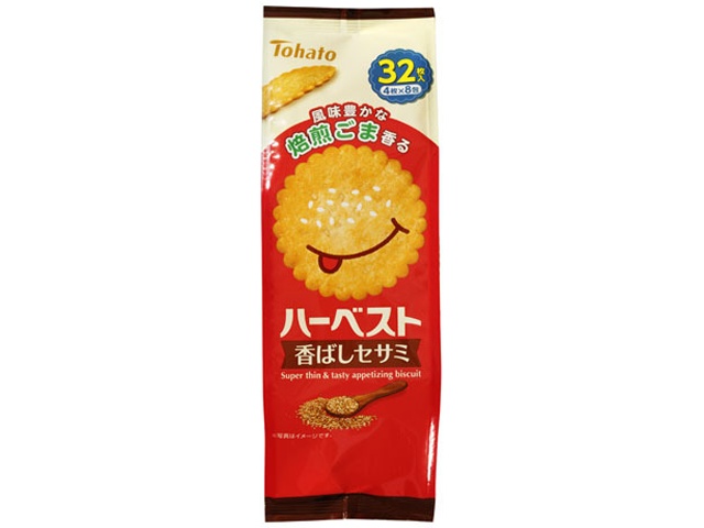Tohato Harvest Roasted Sesame (8 packets) [Special Order Item] [Purchase Quantity: 24]