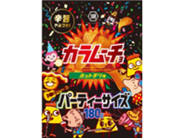 Koikeya Karamuucho Chips Hot Chili 180g (Special Order Item) [Purchase 12]