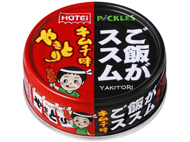 Hotei Yakitori Kimchi Flavor, 70g (Pack of 12)