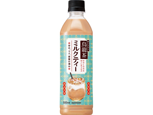 Suntory Oolong Milk Tea P 500ml [This Month's Special Drink] [Purchase 24]