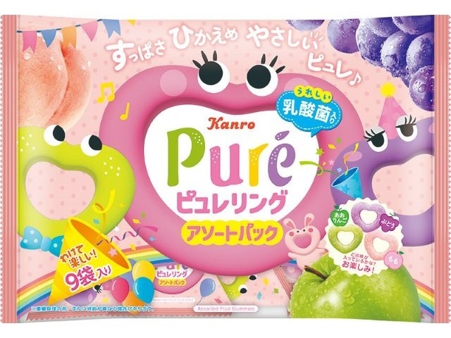 Kanro Pureing Assortment Pack, 92g (Purchase of 16)