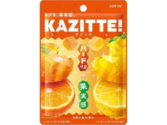 Lotte Kajitte Mandarin Orange & Lemon 80g (Purchase 10)