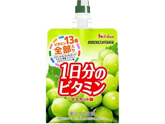 House Wellness Foods PV 1 Day's Worth of Vitamin Jelly, Muscat Flavor (6 pieces)