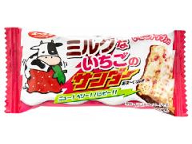 Yuraku Milk Strawberry Thunder (1 stick)  [Purchase quantity: 20]