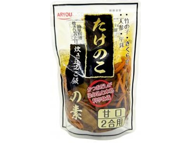 Aryou Bamboo Shoot Rice Kamameshi Seasoning (2 cups), 350g (Pack of 24)