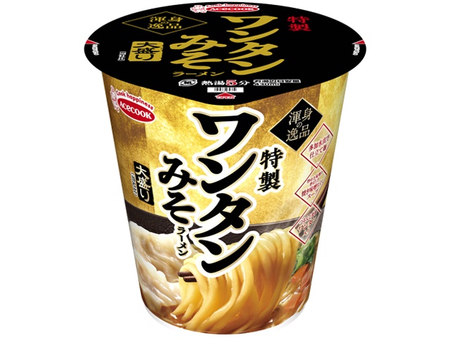 Ace's Special Wonton Miso Ramen (Large) [New Product Released January 26th] [Special Order Item] [Purchase 12]