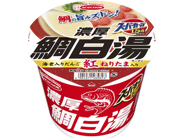 Ace Super Cup Rich Tai Shirotan Ramen [New Product Released January 5th] Special Order Item [Purchase Quantity: 12]
