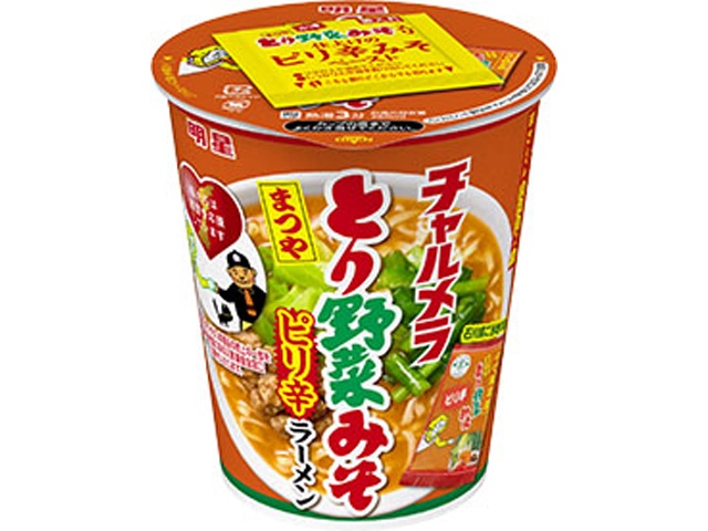 Myojo Charumera Cup Chicken and Vegetable Miso Spicy Ramen (12 pieces)