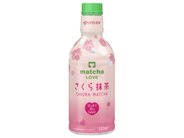 Ito En Sakura Matcha Powder P 330ml [New Product Released January 19th] [This Month's Special Drinking Water] Special Order Item [Purchase Quantity: 24]