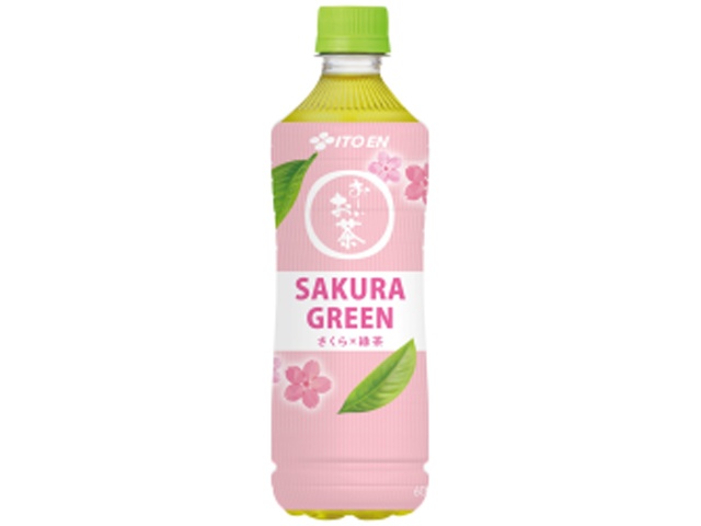 Ito En Oi Ocha Sakura Green P 600ml [New Product Released January 19th] [This Month's Special Drinking Water]  [Purchase Quantity: 24]